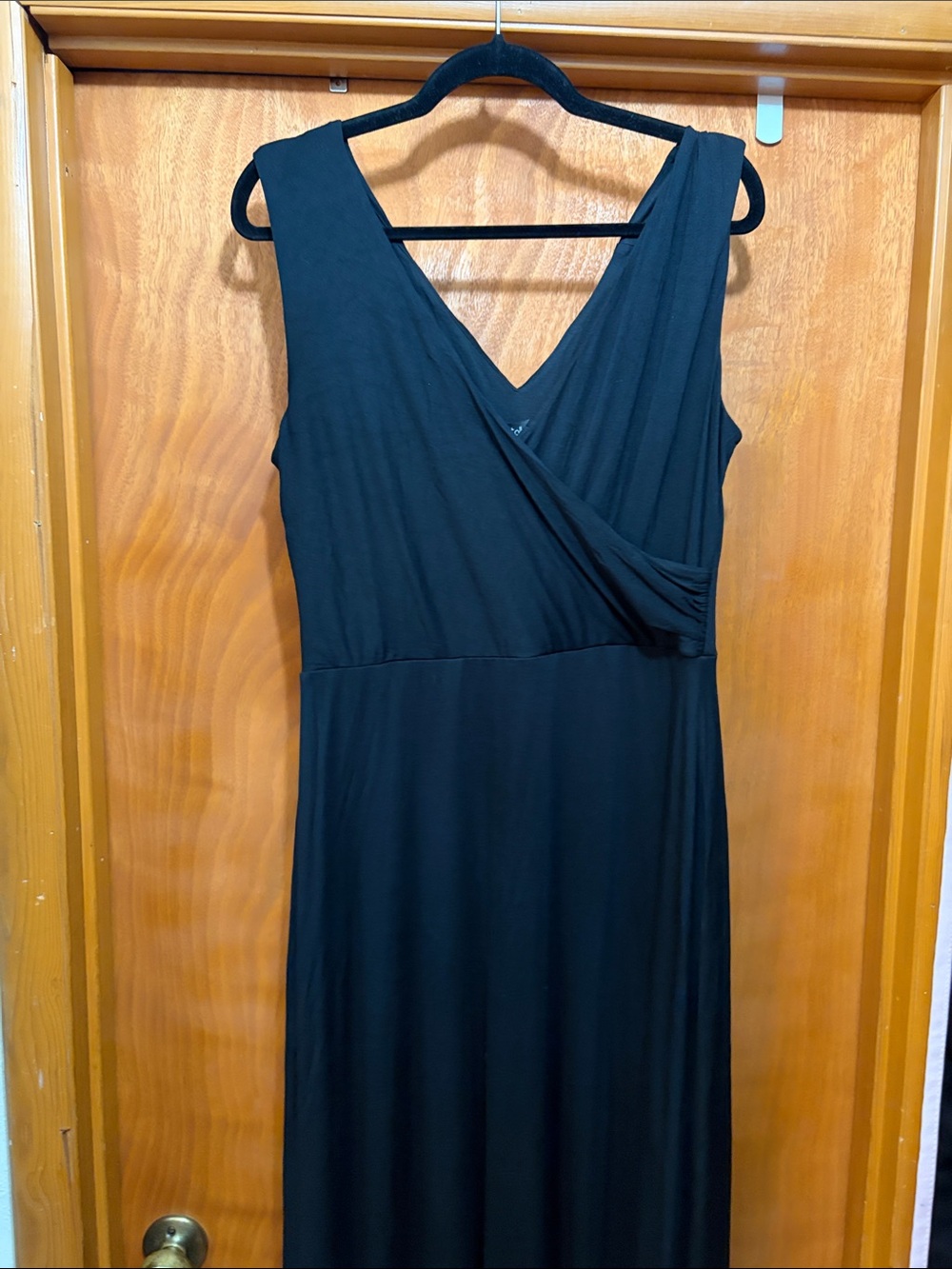 long tall sally Black Sleeveless V-Neck Maxi Dress
